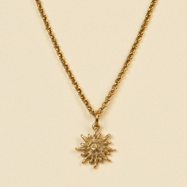 Solar Flare Necklace [Gold] - FRAGMENT STUDIO